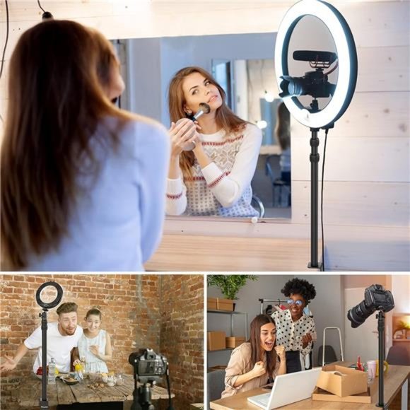 Camera Desk Mount Stand, Extendable Up to 125 CM/ 49" , C Clamp Light Stand - Picture 6 of 6